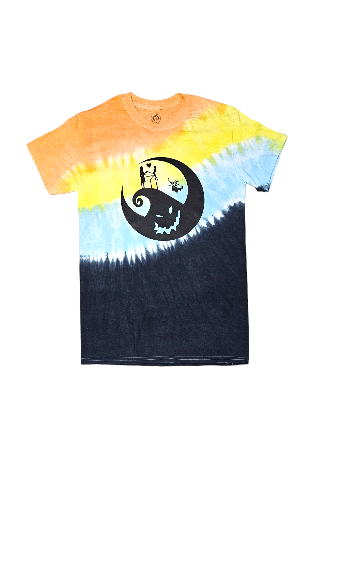 Jack skellington tie dye t-shirt